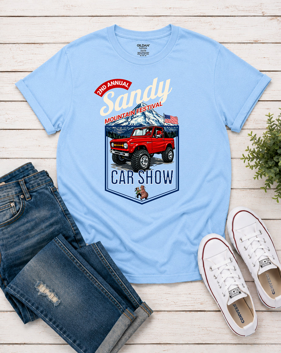 SMF CAR SHOW ADULT T-SHIRT