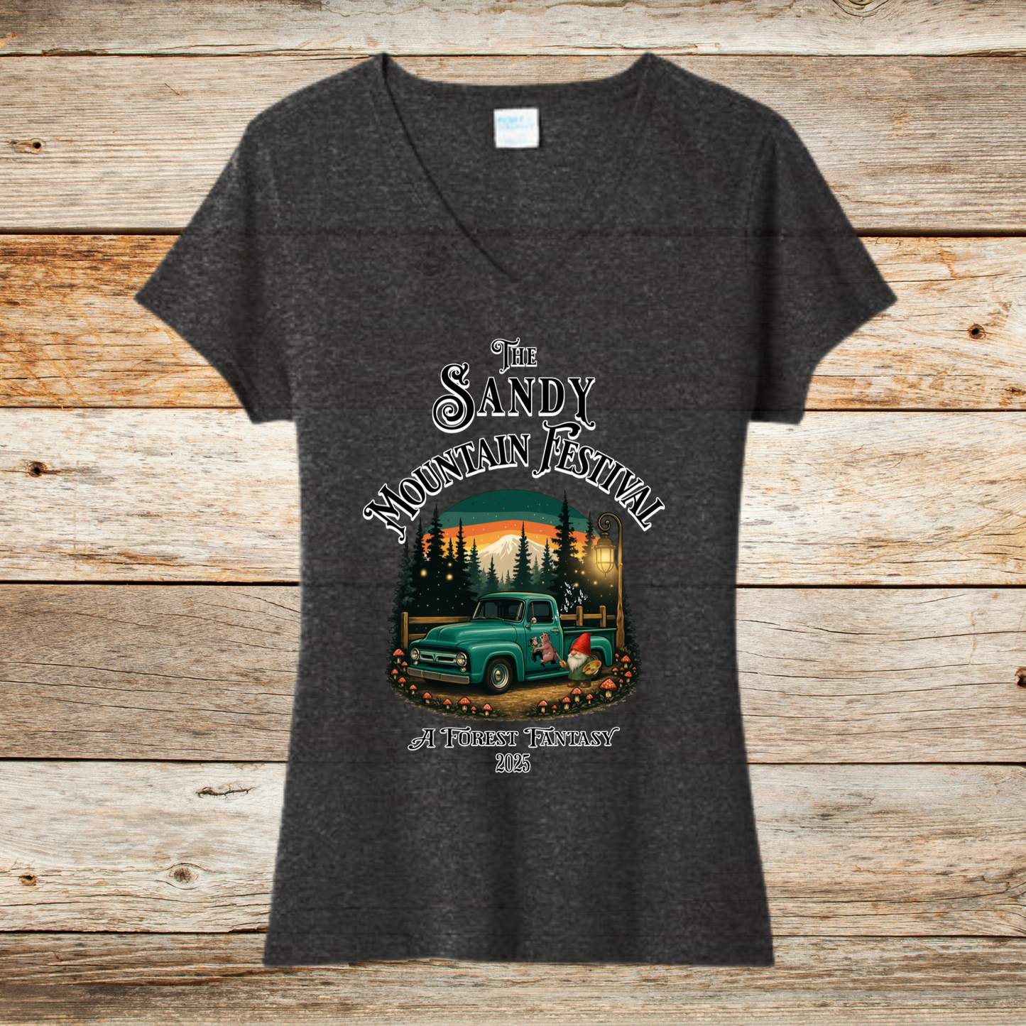 SMF Ladies V-Neck T-Shirt