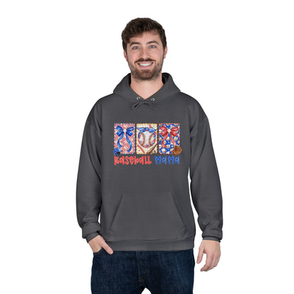 White Hoodie with Patriotic 'Natural Woman' Retro Art Print