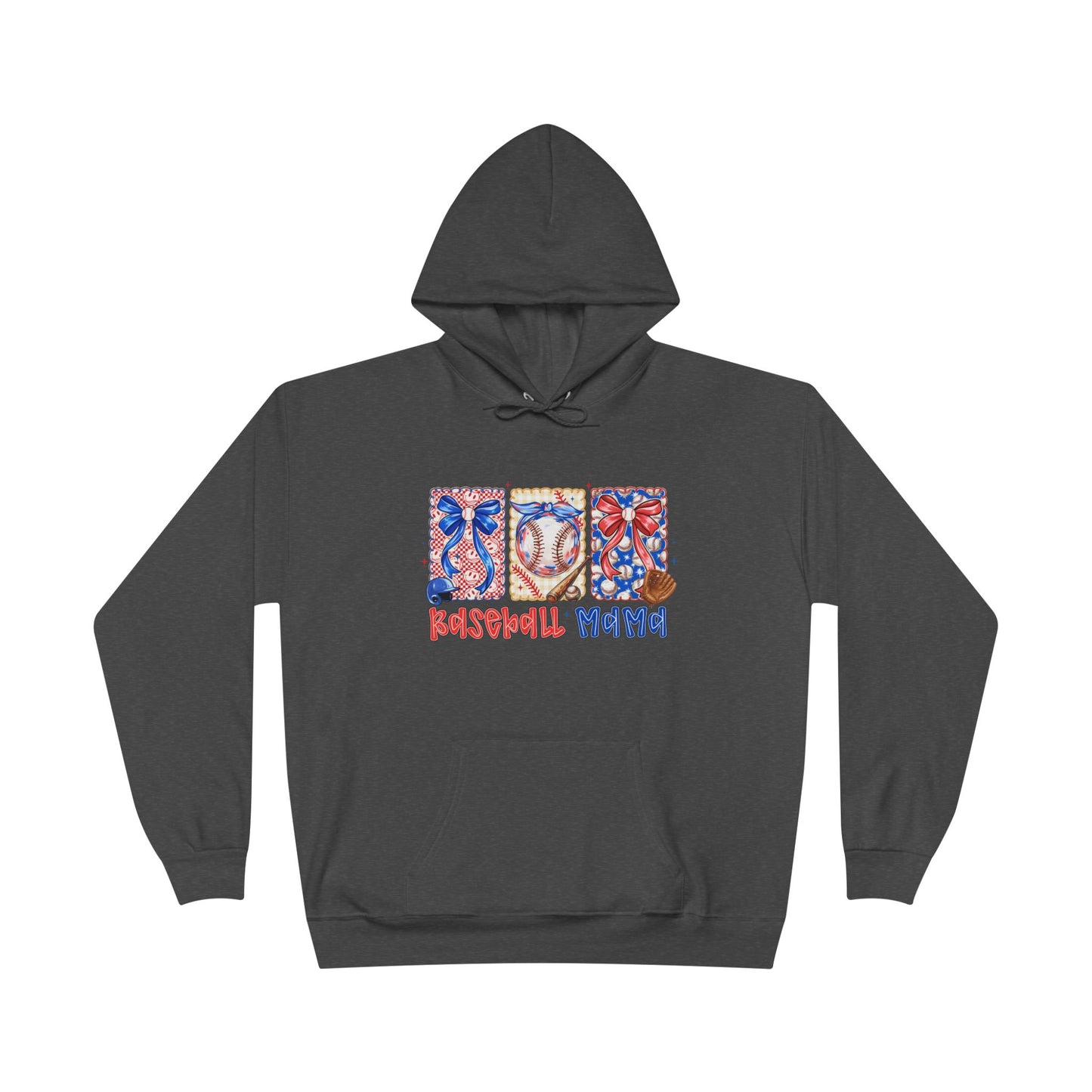 White Hoodie with Patriotic 'Natural Woman' Retro Art Print