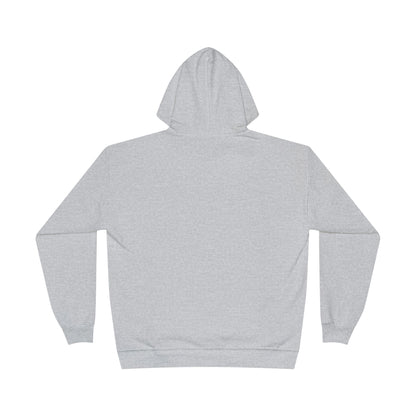 White Hoodie with Patriotic 'Natural Woman' Retro Art Print