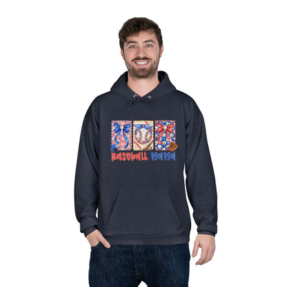 White Hoodie with Patriotic 'Natural Woman' Retro Art Print
