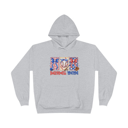 White Hoodie with Patriotic 'Natural Woman' Retro Art Print