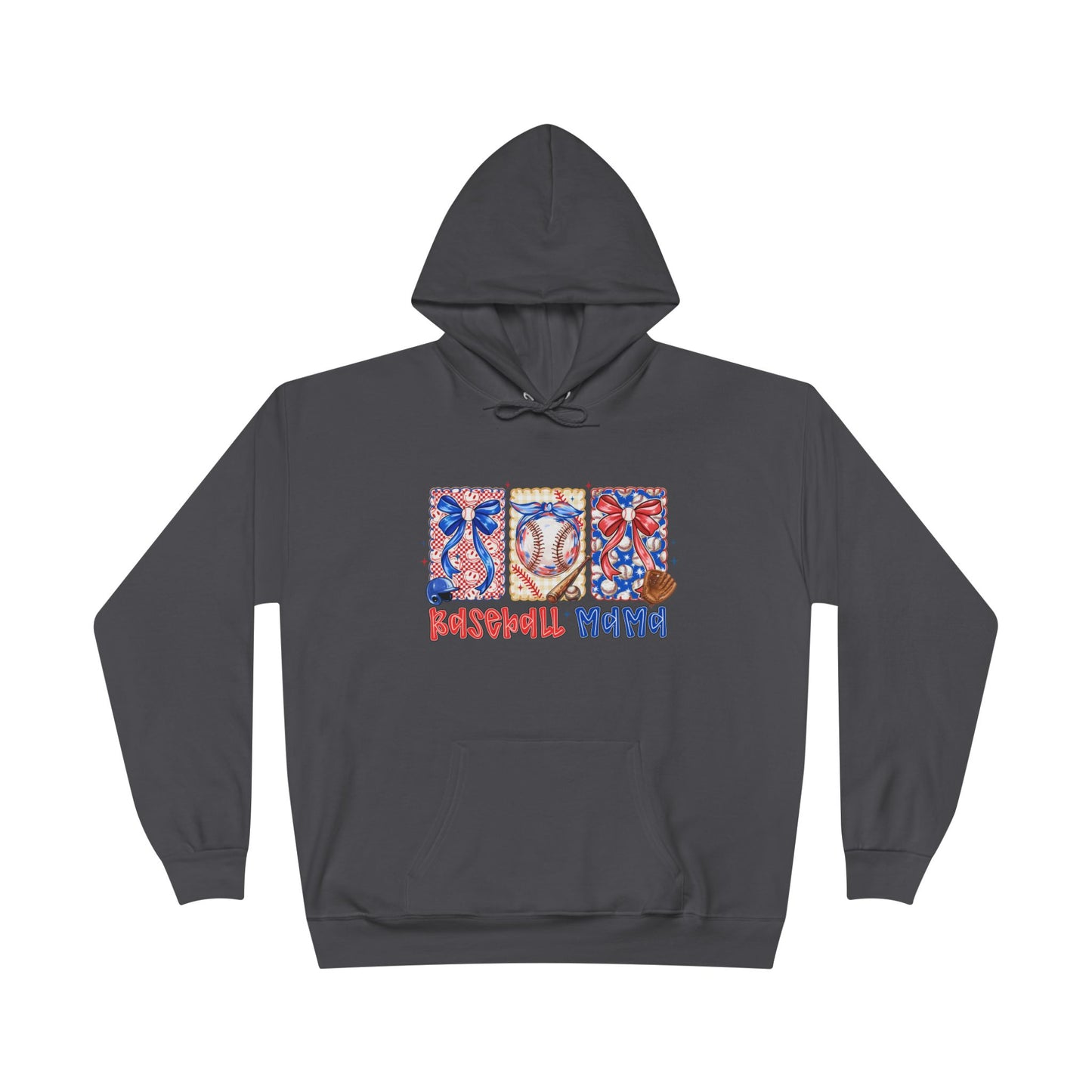 White Hoodie with Patriotic 'Natural Woman' Retro Art Print
