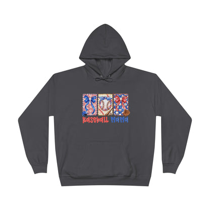 White Hoodie with Patriotic 'Natural Woman' Retro Art Print