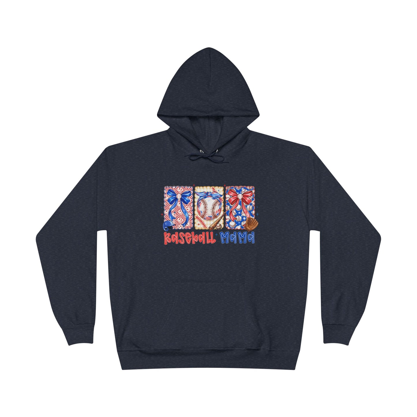 White Hoodie with Patriotic 'Natural Woman' Retro Art Print