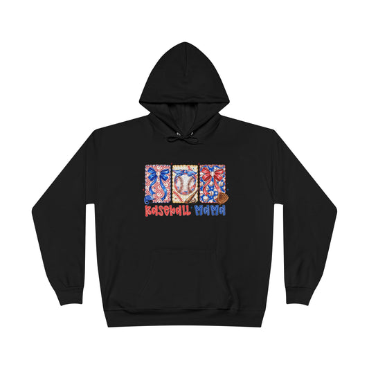 White Hoodie with Patriotic 'Natural Woman' Retro Art Print