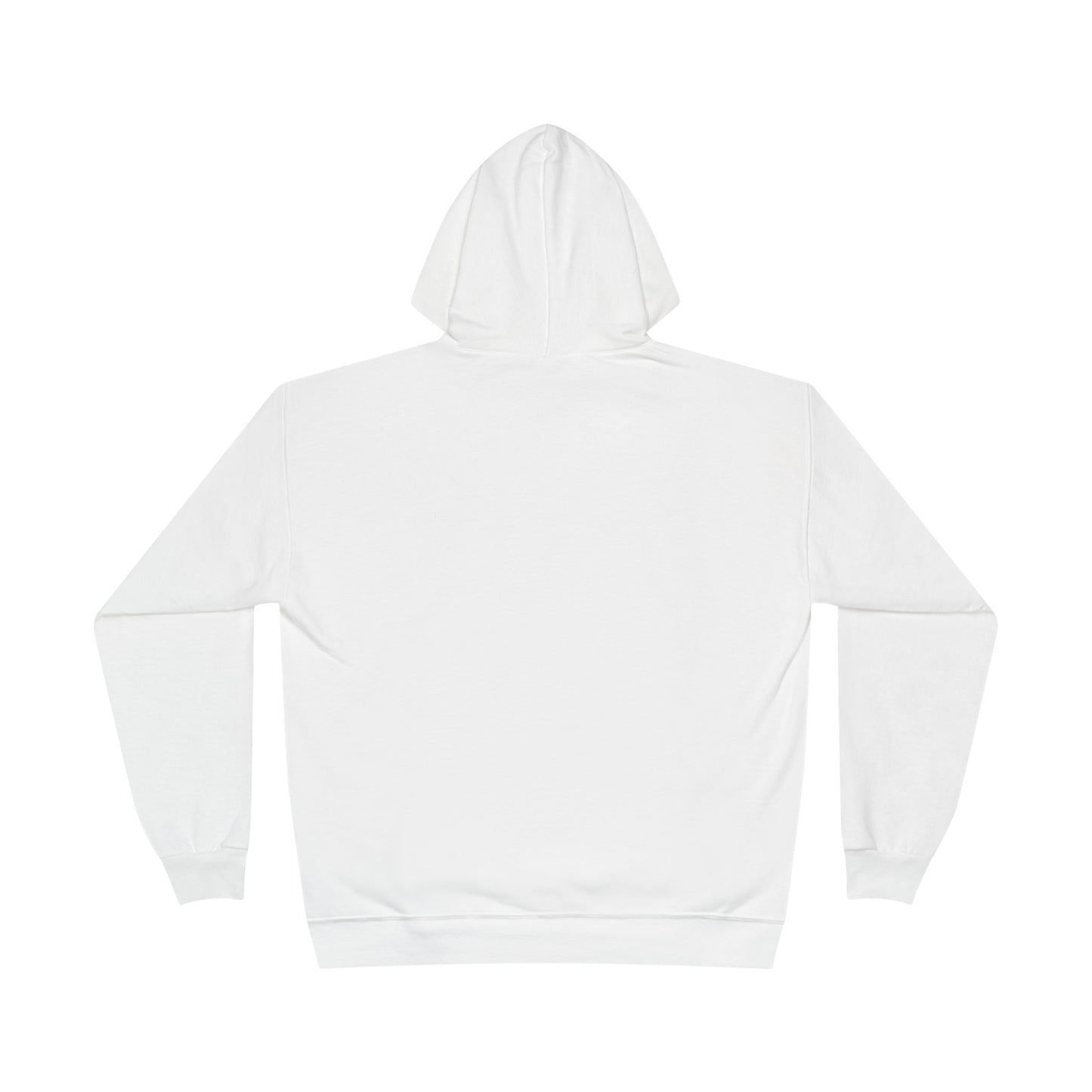 White Hoodie with Patriotic 'Natural Woman' Retro Art Print