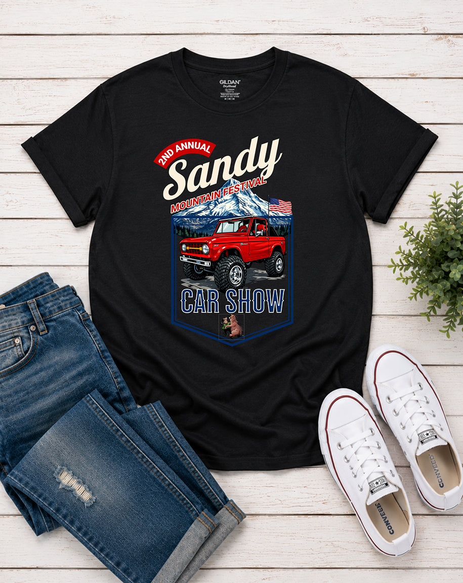 SMF CAR SHOW ADULT T-SHIRT