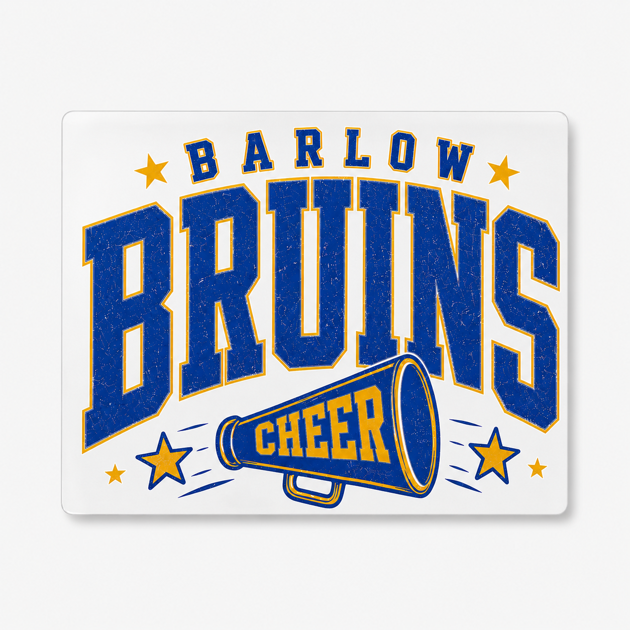 Barlow Cheer UV DTF Decal