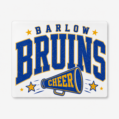 Barlow Cheer UV DTF Decal