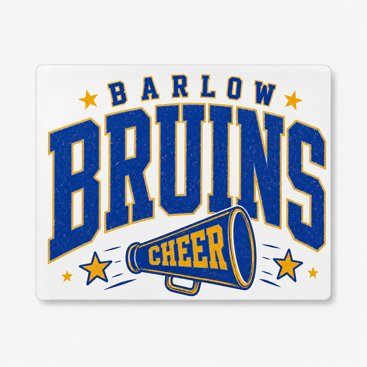 Barlow Cheer UV DTF Decal