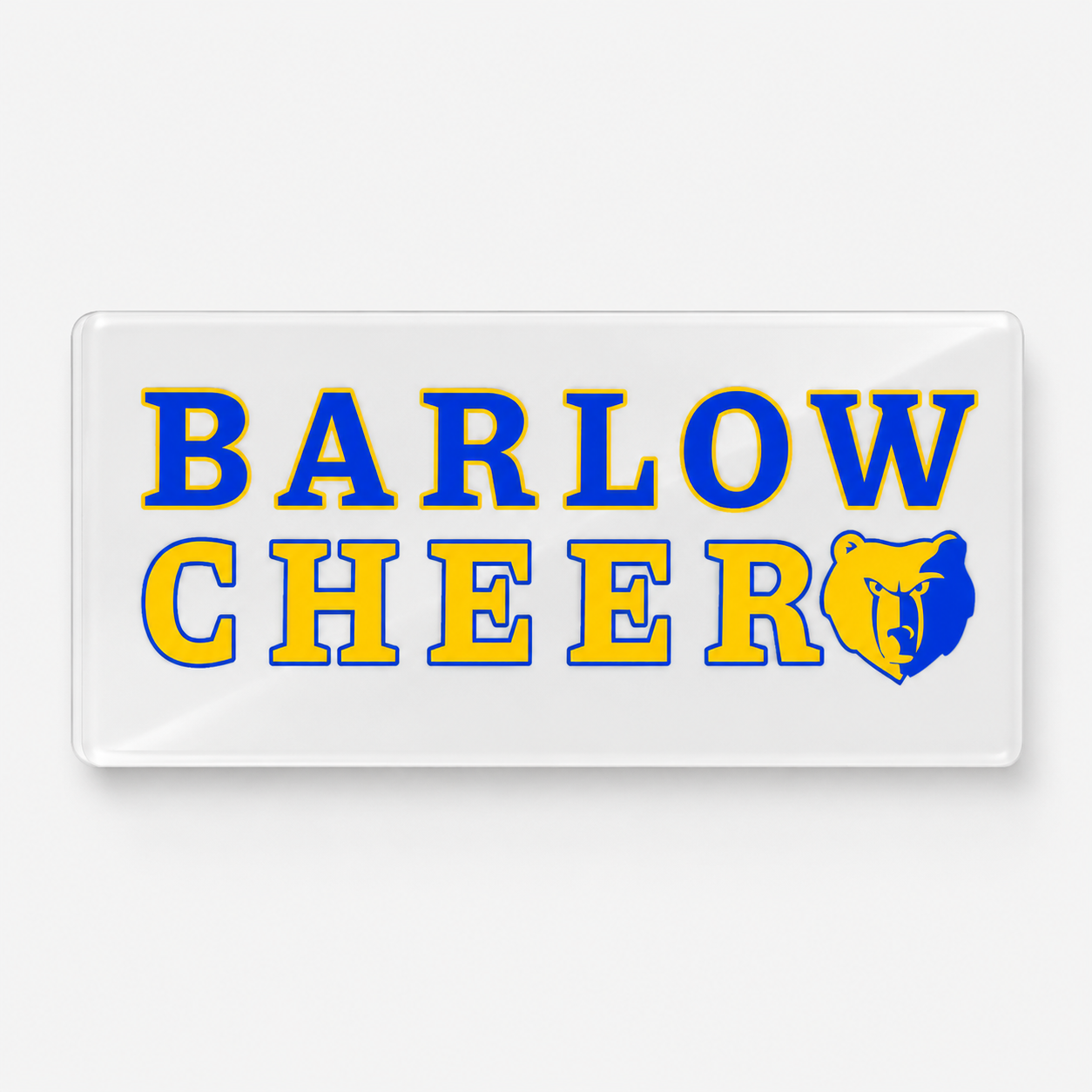 Barlow Cheer  UV DTF Decal