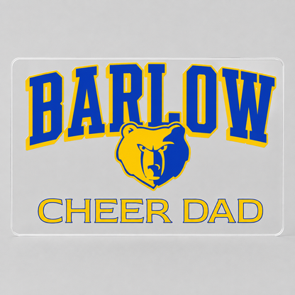 Barlow Cheer Dad  UV DTF Decal