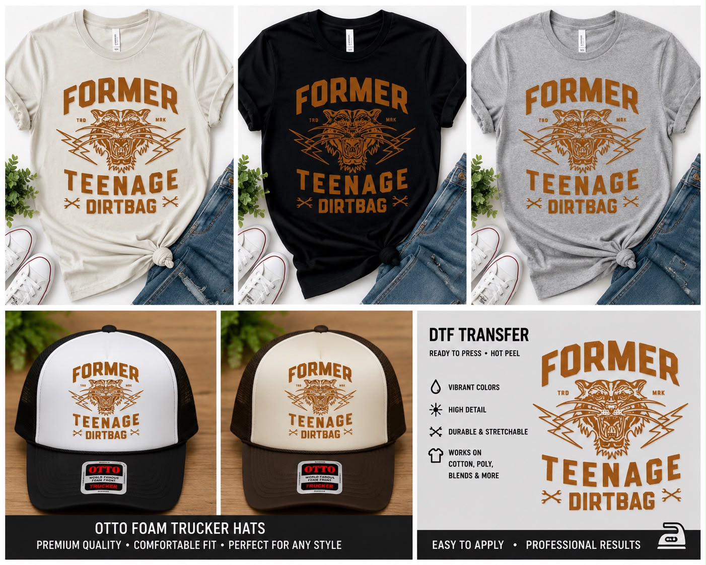 Former Teenage Dirtbag DTF Transfer