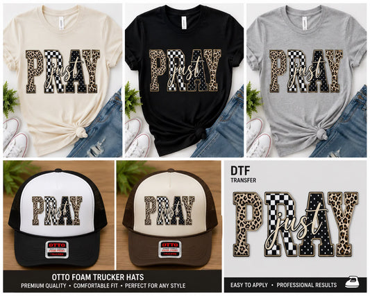Just Pray DTF Transfer
