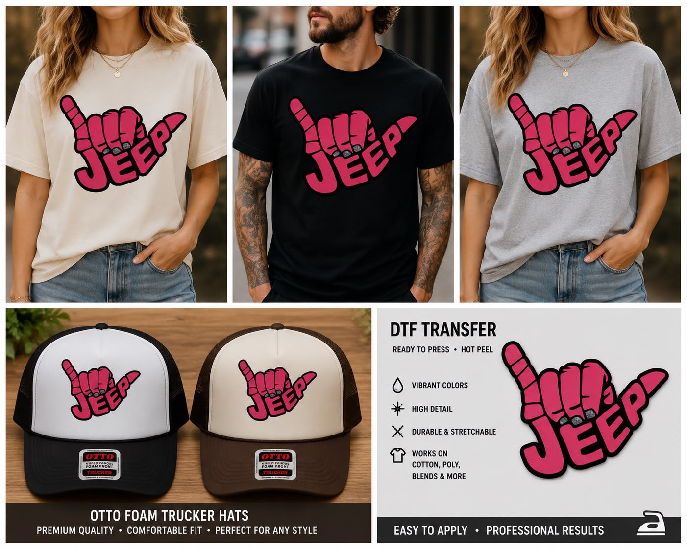 Jeep DTF Transfer