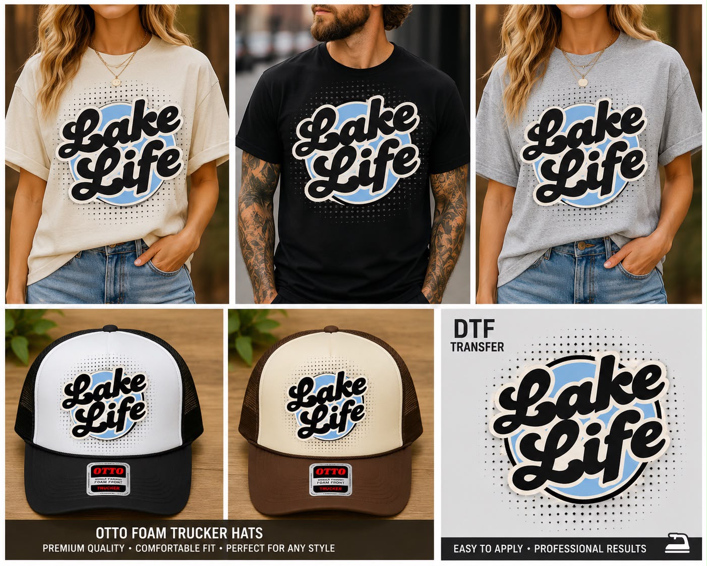 Lake Life DTF Transfer