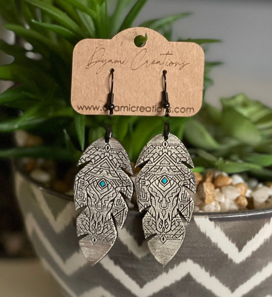 Distressed Tribal Feather