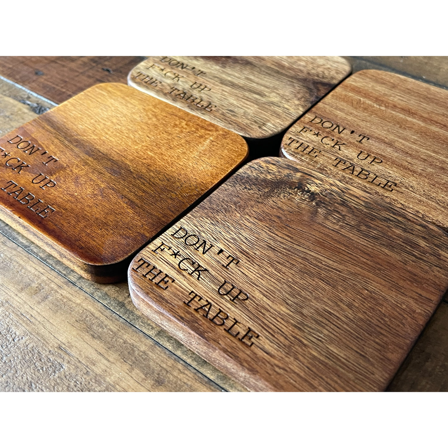 Don't F Up the Table Coasters